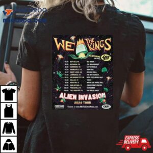 We The Kings Alien Tour Tshirt