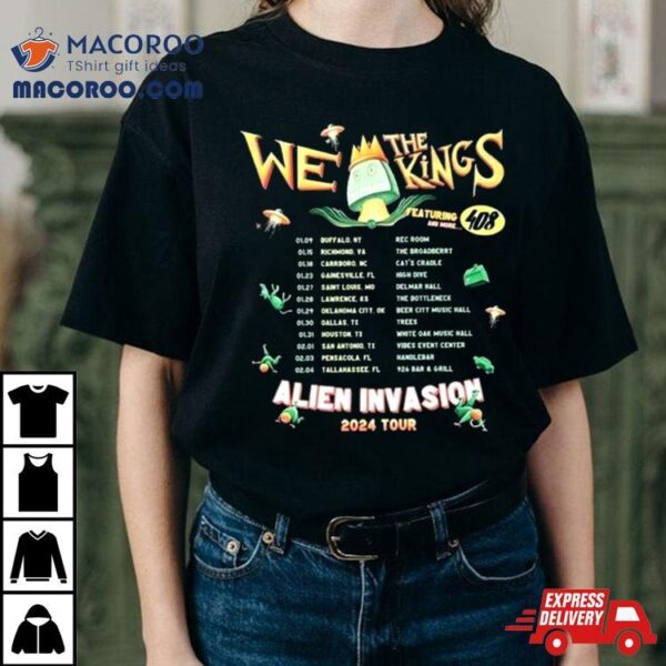 We The Kings Alien Tour 2024 T Shirt