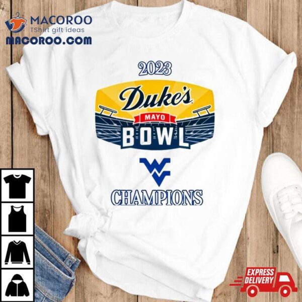 West Virginia 2023 Duke’s Mayo Bowl Champions Shirt