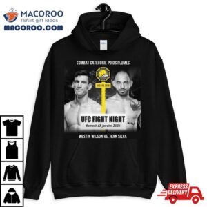 Westin Wilson Vs Jean Silva Ufc Jan 13 2024 Shirt