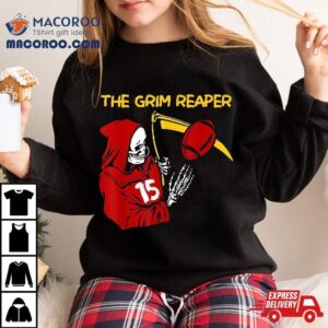 When It S Grim Be The Reaper Football Adul Tshirt