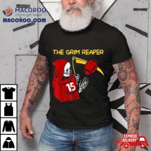 When It S Grim Be The Reaper Football Adul Tshirt