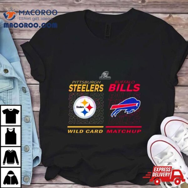 Wild Card Matchup Buffalo Bills Vs Pittsburgh Steelers Nfl Playoffs 2024 T Shirt