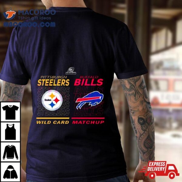 Wild Card Matchup Buffalo Bills Vs Pittsburgh Steelers Nfl Playoffs 2024 T Shirt