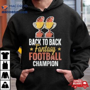 Winner Times Back To Fantasy Football Champion Tshirt