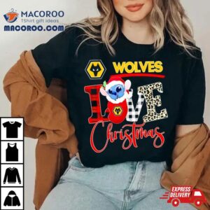 Wolverhampton Wanderers Stitch Love Christmas Shirt