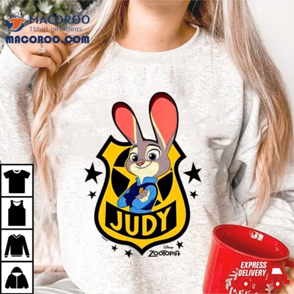 Womens Zootopia Judy Badge Shirt