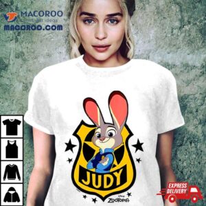 Womens Zootopia Judy Badge Tshirt