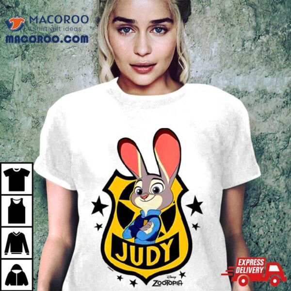 Womens Zootopia Judy Badge Shirt