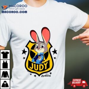 Womens Zootopia Judy Badge Tshirt