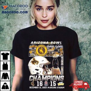 Wyoming Cowboys Arizona Bowl Champions December Arizona Stadium Tshirt