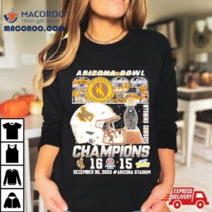 Wyoming Cowboys Football Arizona Bowl Champions Helme Tshirt