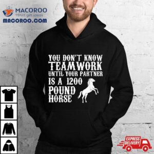 You Don T Know Teamwork Funny Horse Tshirt