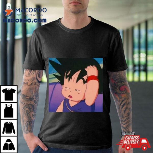 Young Sleepy Goku Dragon Ball Shirt