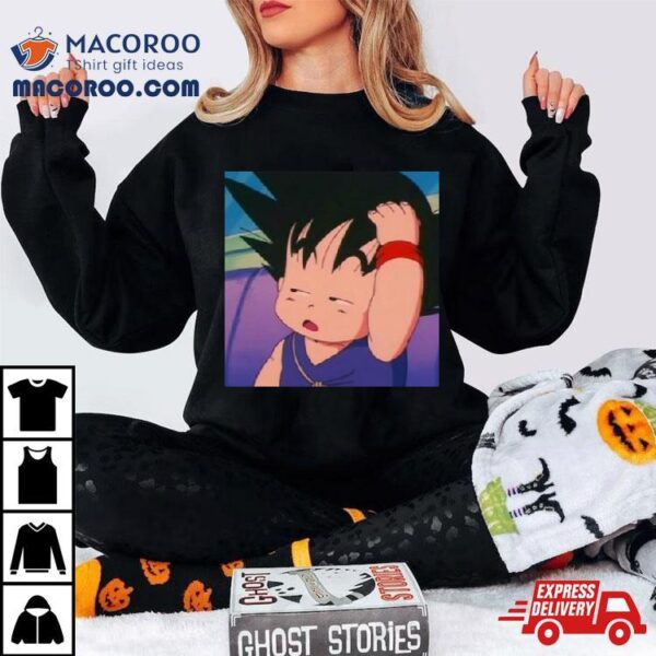 Young Sleepy Goku Dragon Ball Shirt