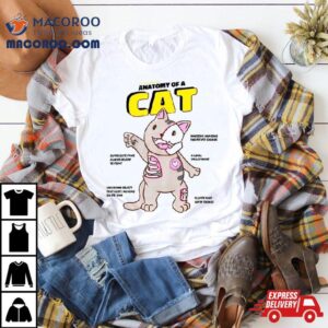 Yujin Cat Anatomy Shirt