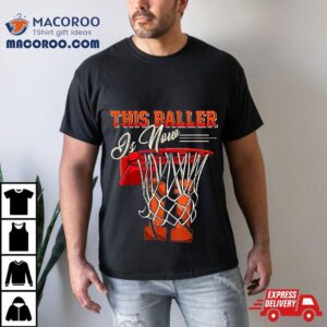 Th Birthday For Boy Basketball Years Old Kid Gift Tshirt