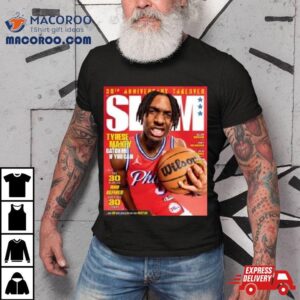 Th Anniversary Take Over Slam Tyrese Maxey Catch Me If You Can Tshirt