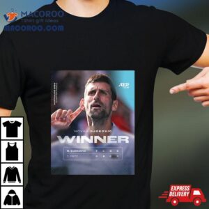 Th Grand Slam Semi Final Novak Djokovic Winner Australian Open Quarter Finals Ausopen Atp Tour Tshirt