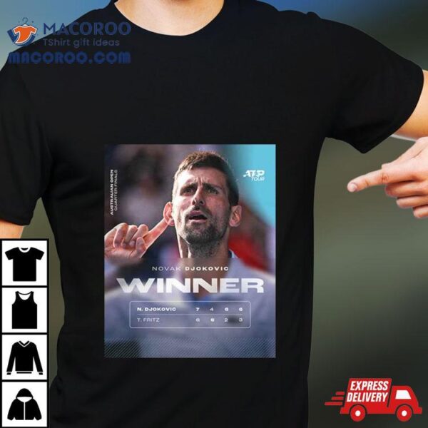 48th Grand Slam Semi Final Novak Djokovic Winner Australian Open Quarter Finals Ausopen Atp Tour 2023 2024 T Shirt