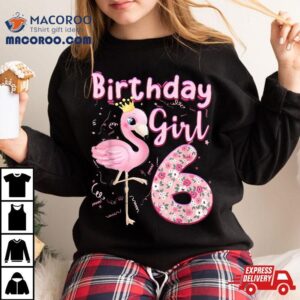 Th Birthday Girls Flamingo Years Old Tropical Tshirt