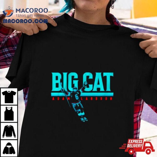 Adam Larsson Seattle Kraken Hockey Big Cat Shirt