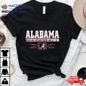 Alabama Baseball Stack University Of Alabama Logo Tshirt