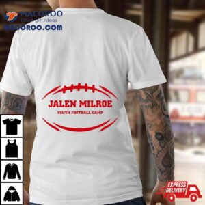 Alabama Crimson Jalen Milroe Youth Football Camp Tshirt