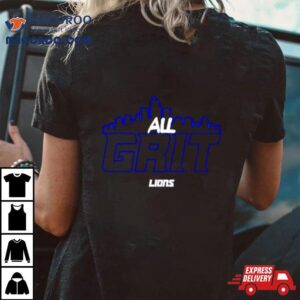 All Grit Detroit Lions Skyline Tshirt