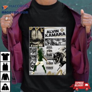 Alvin Kamara Record Breaker Of New Orleans Saints With Many Incredible Stats Tshirt