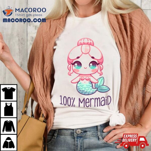 Anime 100% Mermaid Girl Shirt