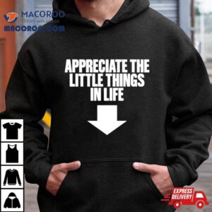 Appreciate The Little Things In Life Tshirt