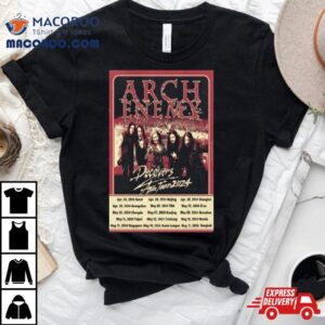Arch Enemy Deceivers Asia Tour 2024 Shirt