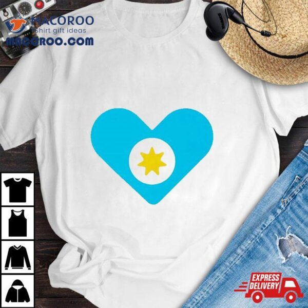 Argentina Flag Heart Shirt