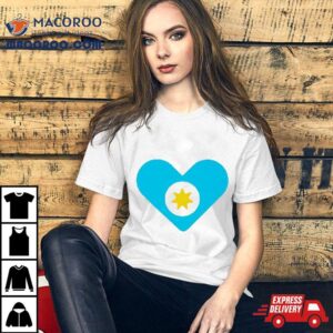 Argentina Flag Heart Shirt