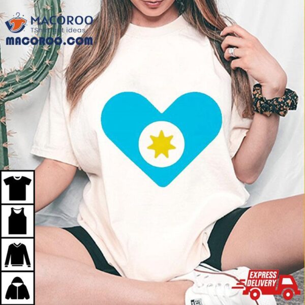 Argentina Flag Heart Shirt