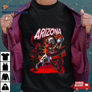 Arizona Cardinals Skeleton Football Tshirt