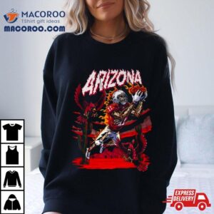 Arizona Cardinals Skeleton Football Tshirt