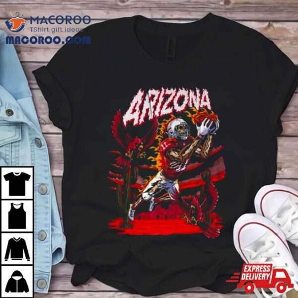 Arizona Cardinals Skeleton Football 2024 T Shirt