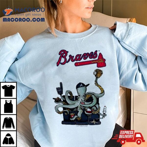 Atlanta Braves Octopus 2024 T Shirt