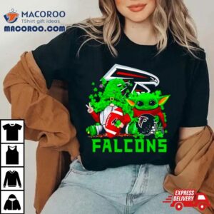 Atlanta Falcons Baby Yoda Happy St.patrick’s Day Shamrock Shirt