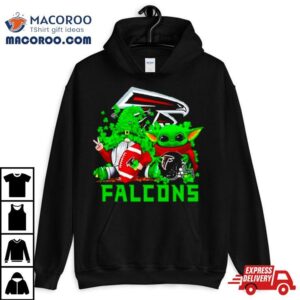 Atlanta Falcons Baby Yoda Happy St Patrick Rsquo S Day Shamrock Tshirt