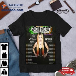 Avril Lavigne Greatest Hits Tour Date North America Tshirt
