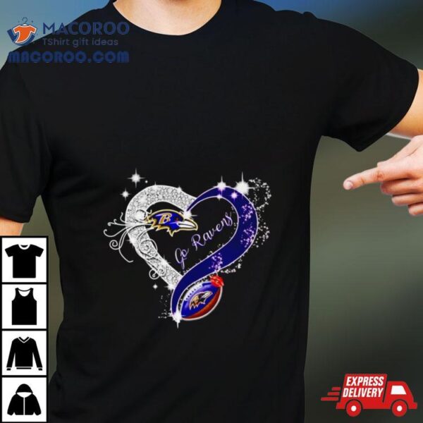 Baltimore Ravens In Heart Go Ravens Shirt