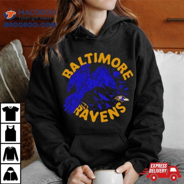 Baltimore Ravens Powerful Ravens Mascot Shirt