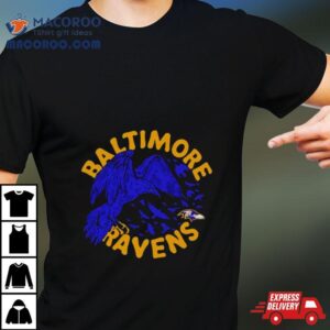 Baltimore Ravens Powerful Ravens Masco Tshirt