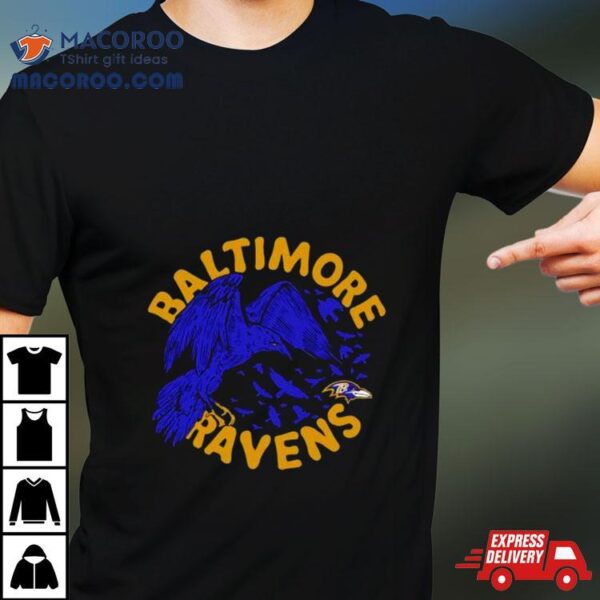 Baltimore Ravens Powerful Ravens Mascot Shirt