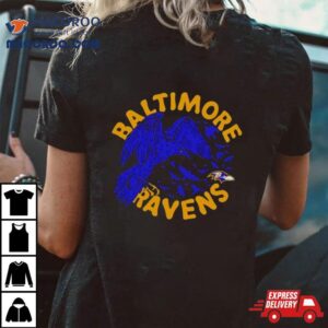 Baltimore Ravens Powerful Ravens Masco Tshirt