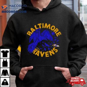 Baltimore Ravens Powerful Ravens Masco Tshirt