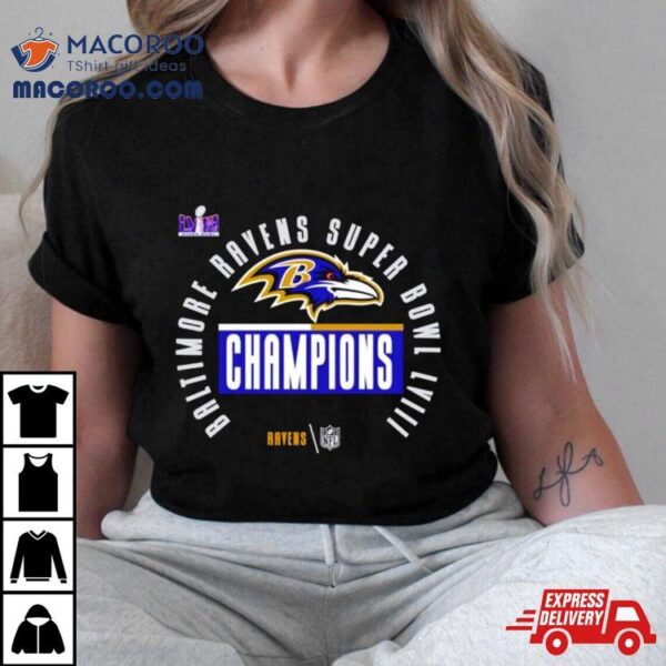 Baltimore Ravens Super Bowl Lviii Champions Vintage Shirt